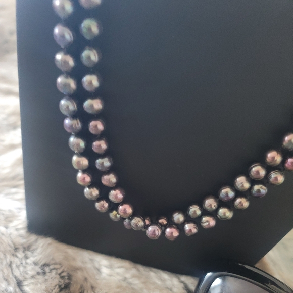 Opera vintage strand of cultured freshwater pearls... - Picture 3 of 6